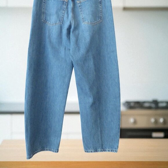 FRAME Denim Low Slung Barrel Leg Jeans (CARAMIA), Size 28, EUC - Picture 3 of 16